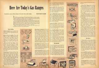 Better Homes & Gardens November 1946 Magazine Article: Here Are Today's Gas Ranges