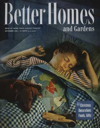 Better Homes & Gardens December 1946 Magazine Cover