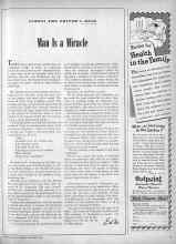 Better Homes & Gardens December 1946 Magazine Article: Man Is a Miracle