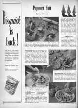 Better Homes & Gardens December 1946 Magazine Article: Popcorn Fun