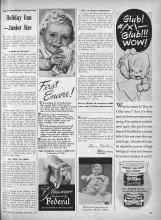 Better Homes & Gardens December 1946 Magazine Article: YOUNG MOTHERS' EXCHANGE Holiday Fun--Junior Size