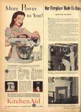 Better Homes & Gardens December 1946 Magazine Article: Our Fireplace Made Us Burn
