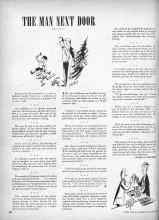 Better Homes & Gardens December 1946 Magazine Article: THE MAN NEXT DOOR