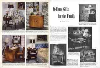 Better Homes & Gardens December 1946 Magazine Article: At-Home Gifts for the Family