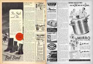 Better Homes & Gardens December 1946 Magazine Article: Page 100