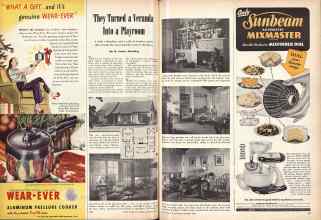 Better Homes & Gardens December 1946 Magazine Article: They Turned a Veranda Into a Playroom