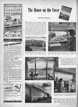 Better Homes & Gardens January 1947 Magazine Article: The House on the Cover