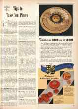 Better Homes & Gardens January 1947 Magazine Article: Tips to Take You Places