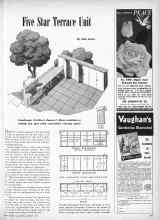 Better Homes & Gardens January 1947 Magazine Article: Five Star Terrace Unit