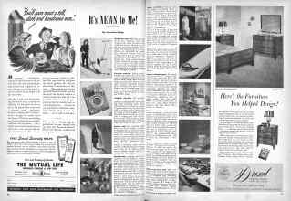Better Homes & Gardens January 1947 Magazine Article: It's NEWS to Me!