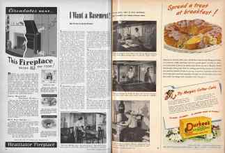 Better Homes & Gardens January 1947 Magazine Article: I Want a Basement!