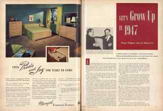 Better Homes & Gardens January 1947 Magazine Article: Page 28
