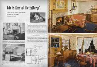 Better Homes & Gardens January 1947 Magazine Article: Life Is Easy at the Eulbergs'