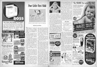 Better Homes & Gardens January 1947 Magazine Article: Poor Little First Child