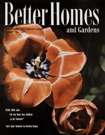 Better Homes & Gardens February 1947 Magazine Cover