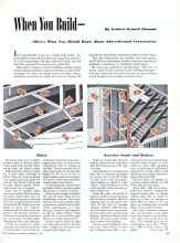 Better Homes & Gardens February 1947 Magazine Article: When Yon Build
