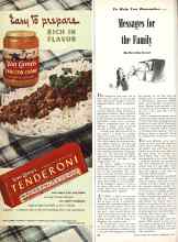 Better Homes & Gardens February 1947 Magazine Article: Messages for the Family