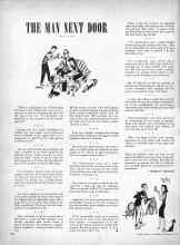 Better Homes & Gardens February 1947 Magazine Article: THE MAN NEXT DOOR