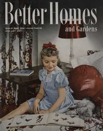 Better Homes & Gardens April 1947 Magazine Cover