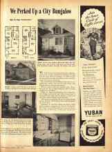 Better Homes & Gardens April 1947 Magazine Article: We Perked Up a City Bungalow