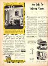 Better Homes & Gardens April 1947 Magazine Article: New Twist for Bedroom Windows