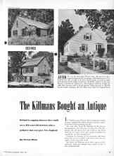 Better Homes & Gardens April 1947 Magazine Article: The Killmans Bought an Antique