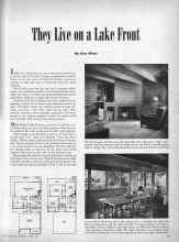 Better Homes & Gardens April 1947 Magazine Article: They Live on a Lake Front