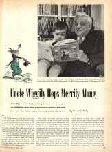 Better Homes & Gardens April 1947 Magazine Article: Uncle Wiggily Hops Merrily Along