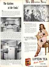 Better Homes & Gardens April 1947 Magazine Article: The Kitchen at the Cooks'