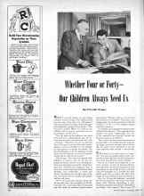 Better Homes & Gardens April 1947 Magazine Article: Whether Four or Forty--Our Children Always Need Us