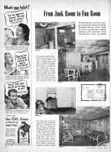 Better Homes & Gardens April 1947 Magazine Article: From Junk Room to Fun Room