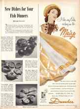 Better Homes & Gardens April 1947 Magazine Article: New Dishes for Your Fish Dinners