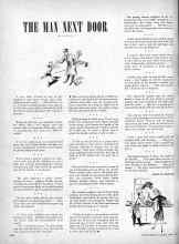 Better Homes & Gardens April 1947 Magazine Article: THE MAN NEXT DOOR