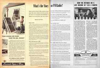 Better Homes & Gardens April 1947 Magazine Article: What's the Story on FM Radio?