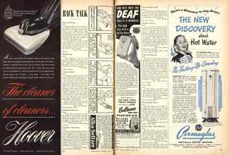Better Homes & Gardens April 1947 Magazine Article: BACK TALK