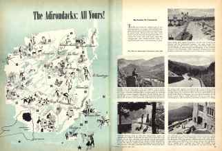 Better Homes & Gardens April 1947 Magazine Article: The Adirondacks: All Yours!