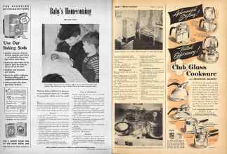 Better Homes & Gardens April 1947 Magazine Article: Baby's Homecoming