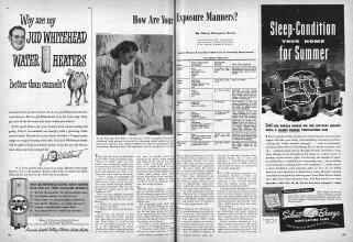 Better Homes & Gardens April 1947 Magazine Article: How Are Your Exposure Manners?