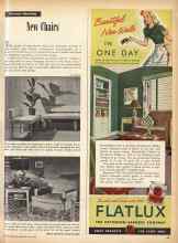 Better Homes & Gardens May 1947 Magazine Article: New Chairs