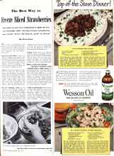 Better Homes & Gardens May 1947 Magazine Article: The Best Way to Freeze Sliced Strawberries