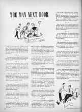 Better Homes & Gardens May 1947 Magazine Article: THE MAN NEXT DOOR