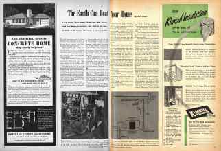Better Homes & Gardens May 1947 Magazine Article: The Earth Can Heat Your Home
