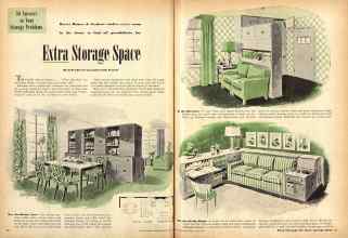 Better Homes & Gardens May 1947 Magazine Article: Extra Storage Space