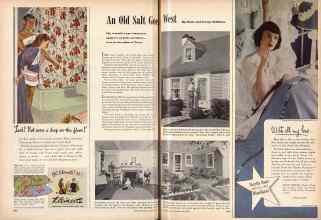 Better Homes & Gardens May 1947 Magazine Article: An Old Salt Goes West