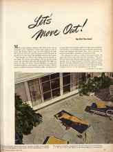 Better Homes & Gardens June 1947 Magazine Article: Let's move Out!