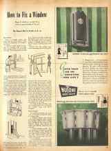 Better Homes & Gardens June 1947 Magazine Article: How to Fix a Window