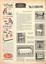 Better Homes & Gardens June 1947 Magazine Article: LIVING FURNITURE PERIODS