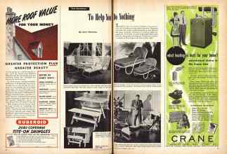 Better Homes & Gardens June 1947 Magazine Article: To Help You Do Nothing