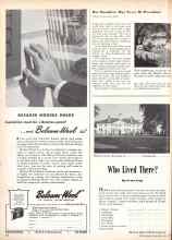Better Homes & Gardens July 1947 Magazine Article: Who Lived There?