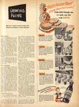 Better Homes & Gardens July 1947 Magazine Article: GROWING PAINS